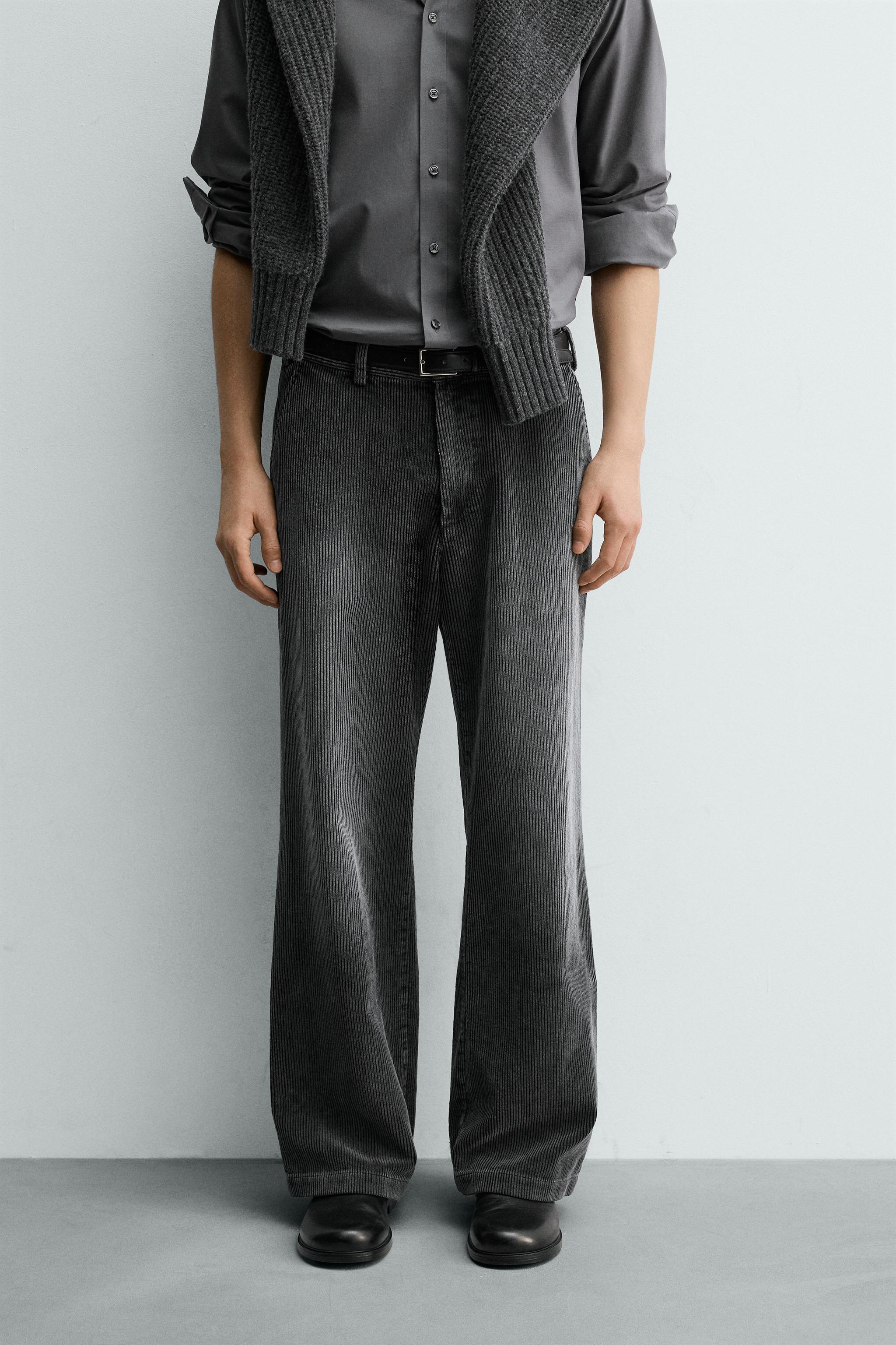 RELAXED FIT CORDUROY PANTS